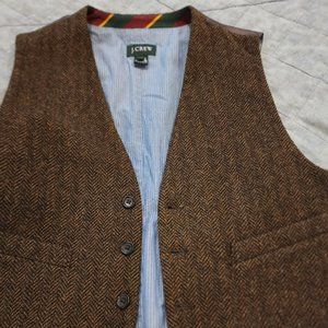 Vest Wool British Cloth J Crew Medium
